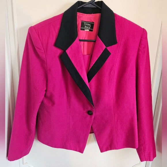 Vintage Fitting Image Wool Blazer - Picture 5 of 9